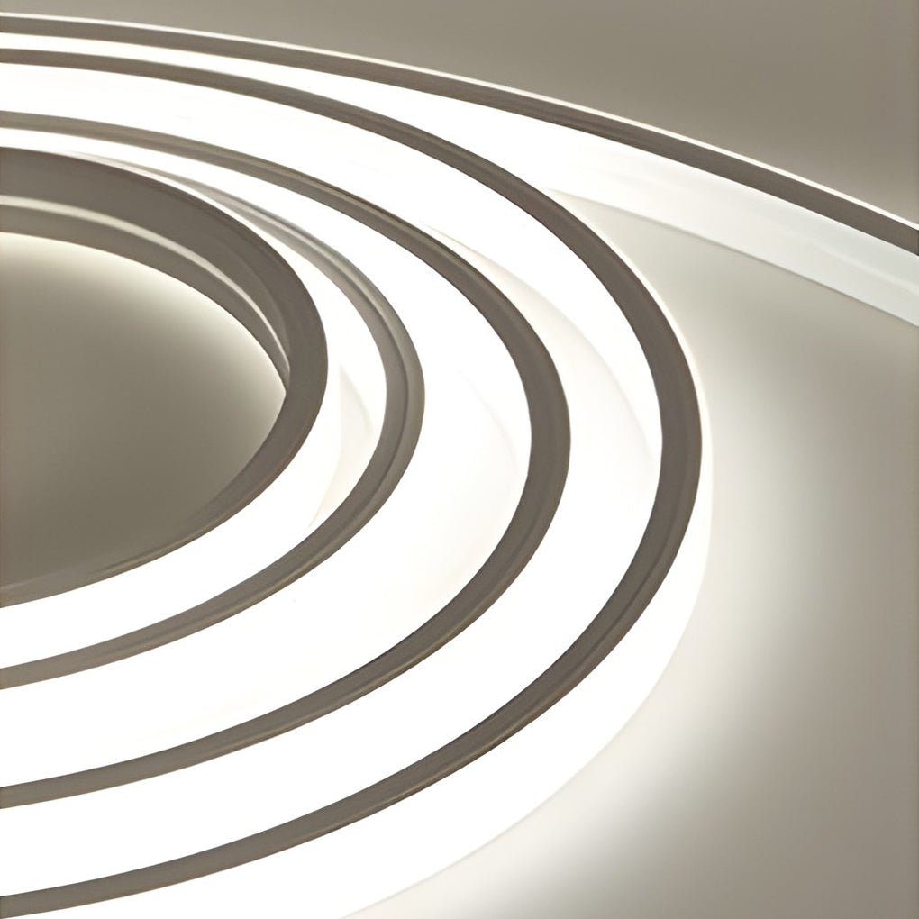 Outdoor Stair Lighting Strips Silicone White LED Light