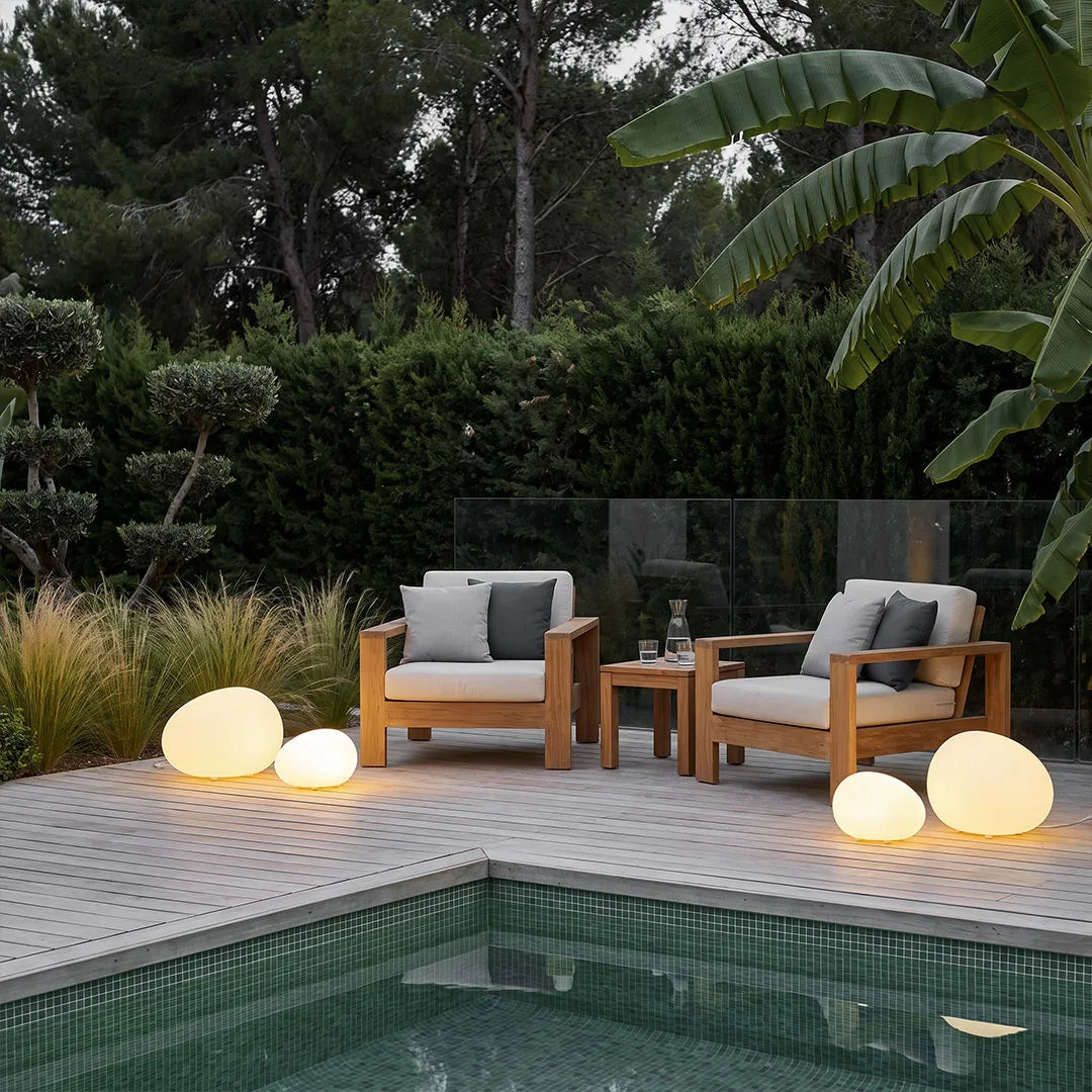 Pebble Lights Modern Outdoor Waterproof Landscape Lamp