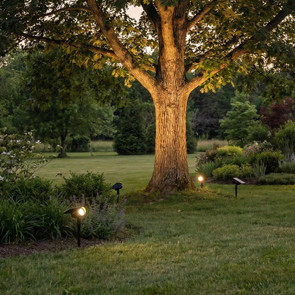 Solar Spotlight for Trees Outdoor Courtyard Lawn Landscape Light