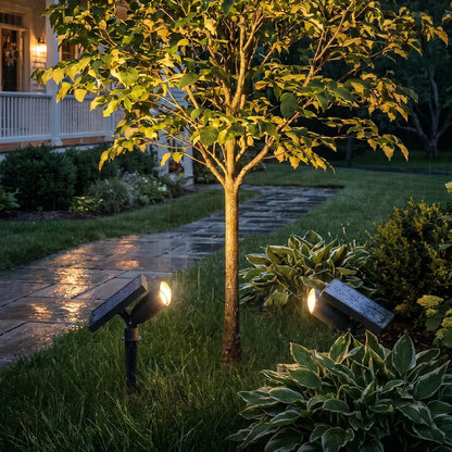 Solar Spotlight for Trees Outdoor Courtyard Lawn Landscape Light