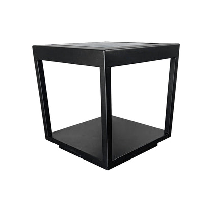 Concrete Pillar Lights Modern Open-Frame Square LED Light
