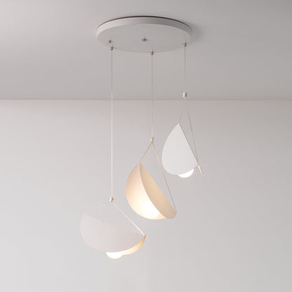 White Glider Minimalist Line Pendant Light