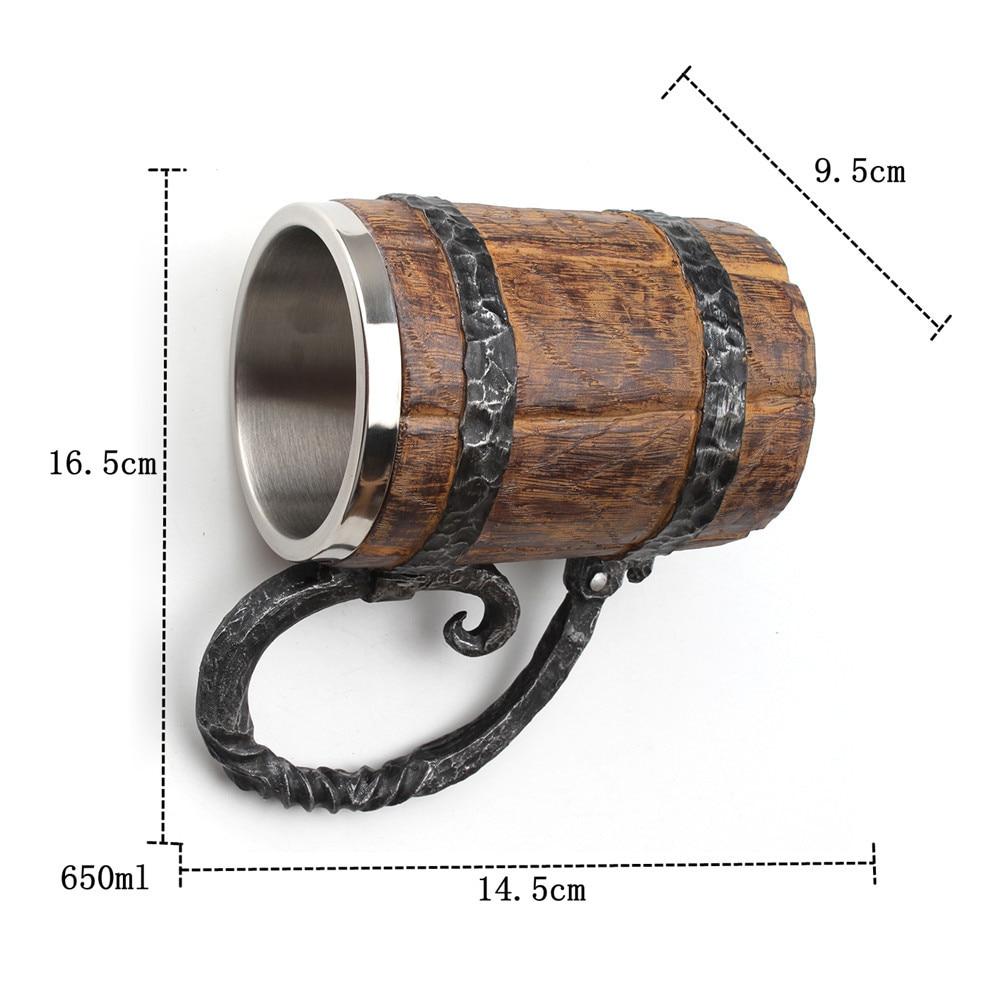 Rustic Nordic Viking Double Mug