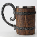 Rustic Nordic Viking Double Mug