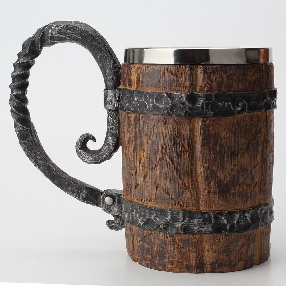 Rustic Nordic Viking Double Mug