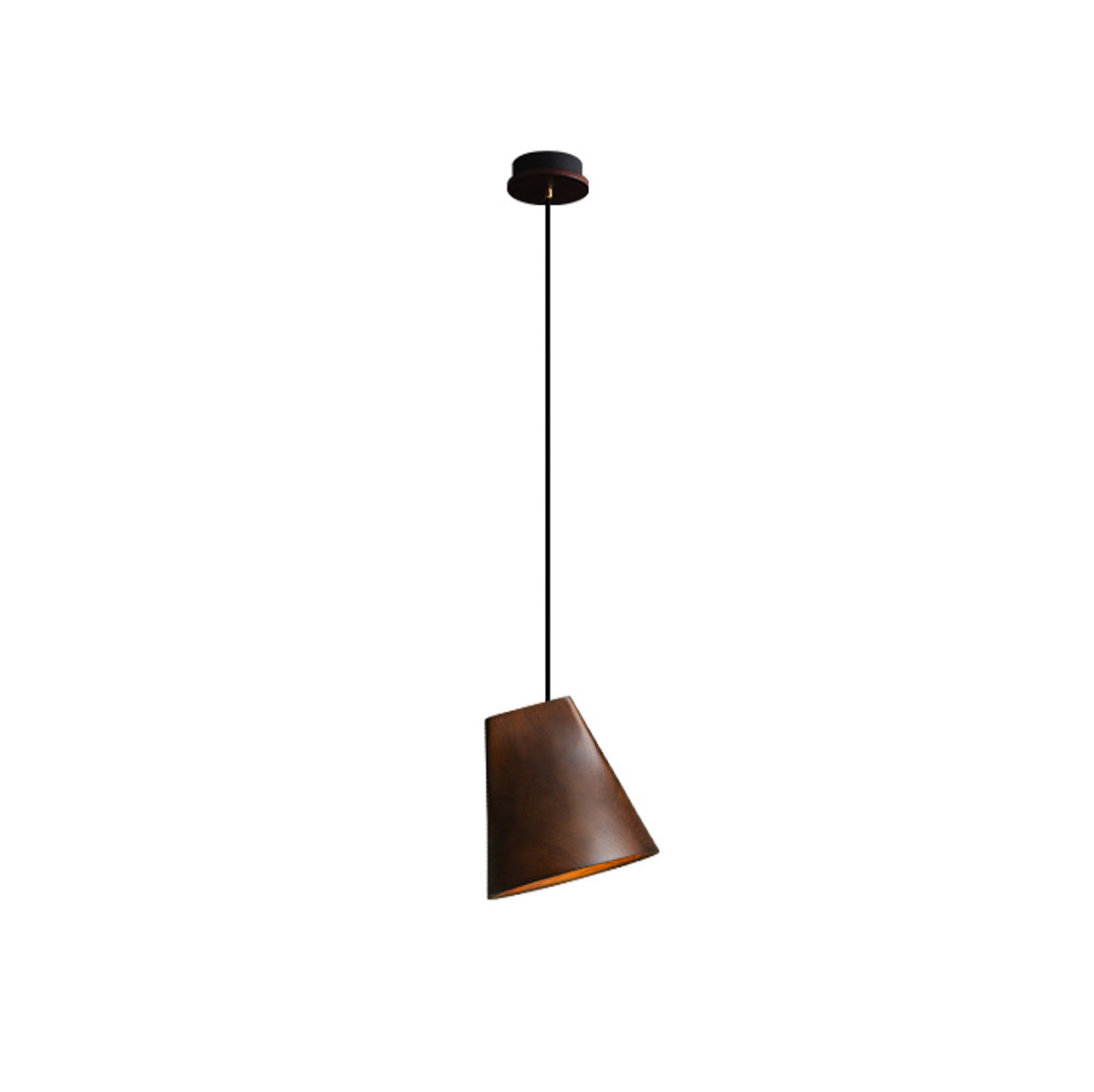 Walnut Solid Wood Minimalist Scandinavian Pendant Light