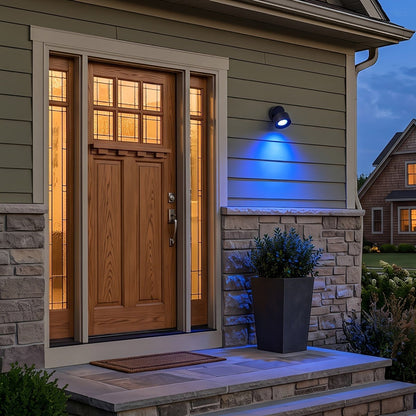 Waterproof Modern Round Adjustable Angle Outdoor Porch LED Wall Lights