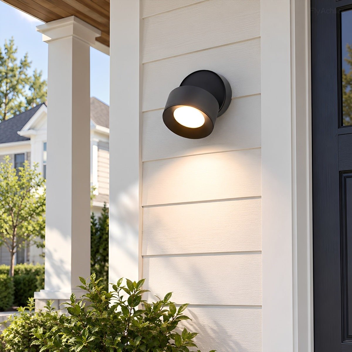 Waterproof Modern Round Adjustable Angle Outdoor Porch LED Wall Lights