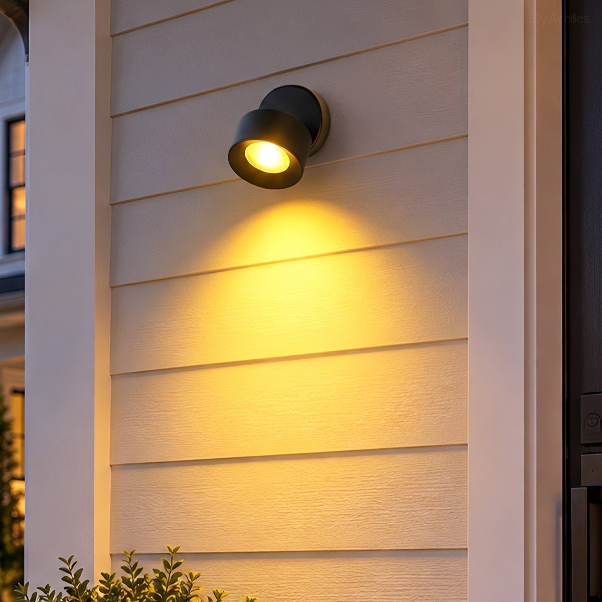 Waterproof Modern Round Adjustable Angle Outdoor Porch LED Wall Lights