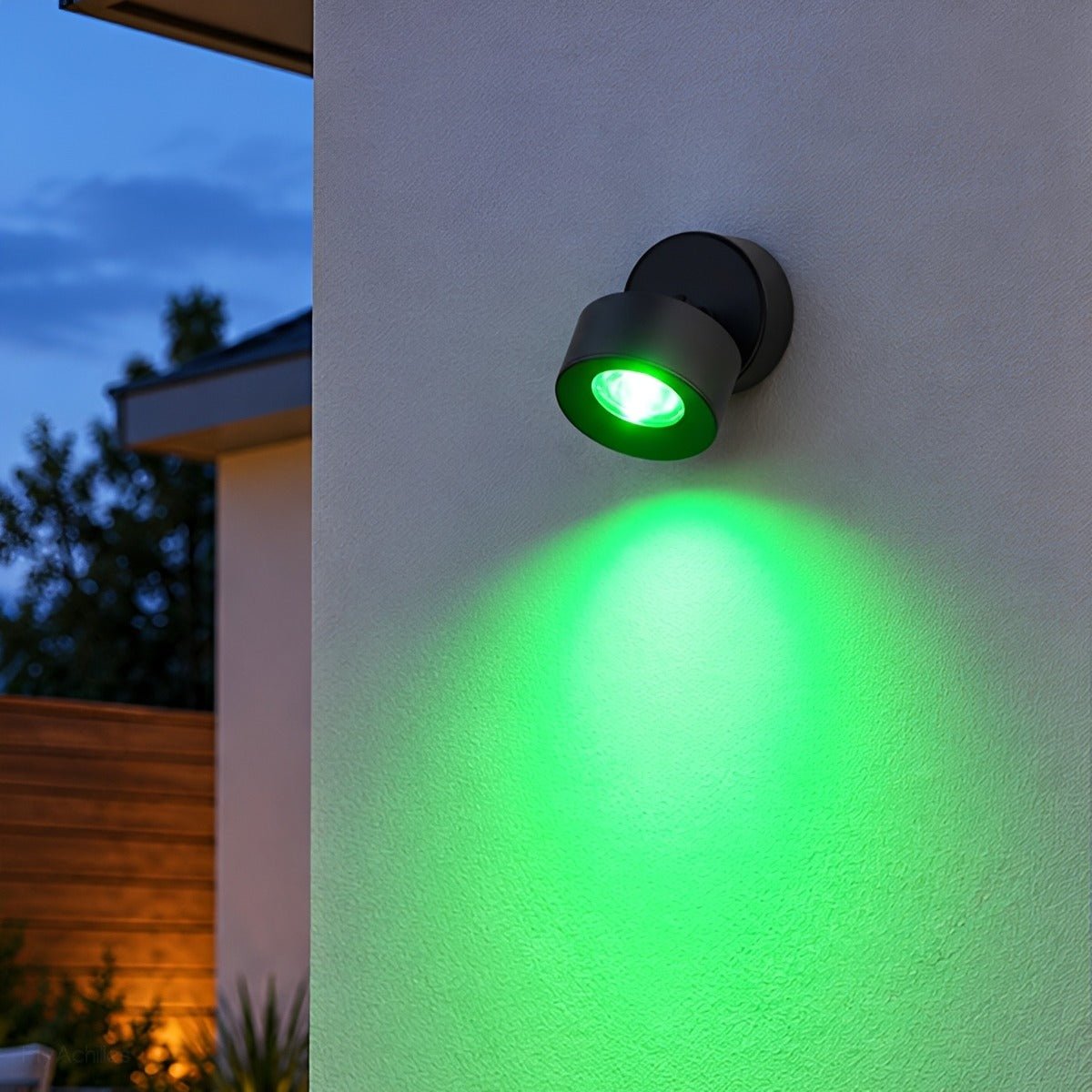 Waterproof Modern Round Adjustable Angle Outdoor Porch LED Wall Lights