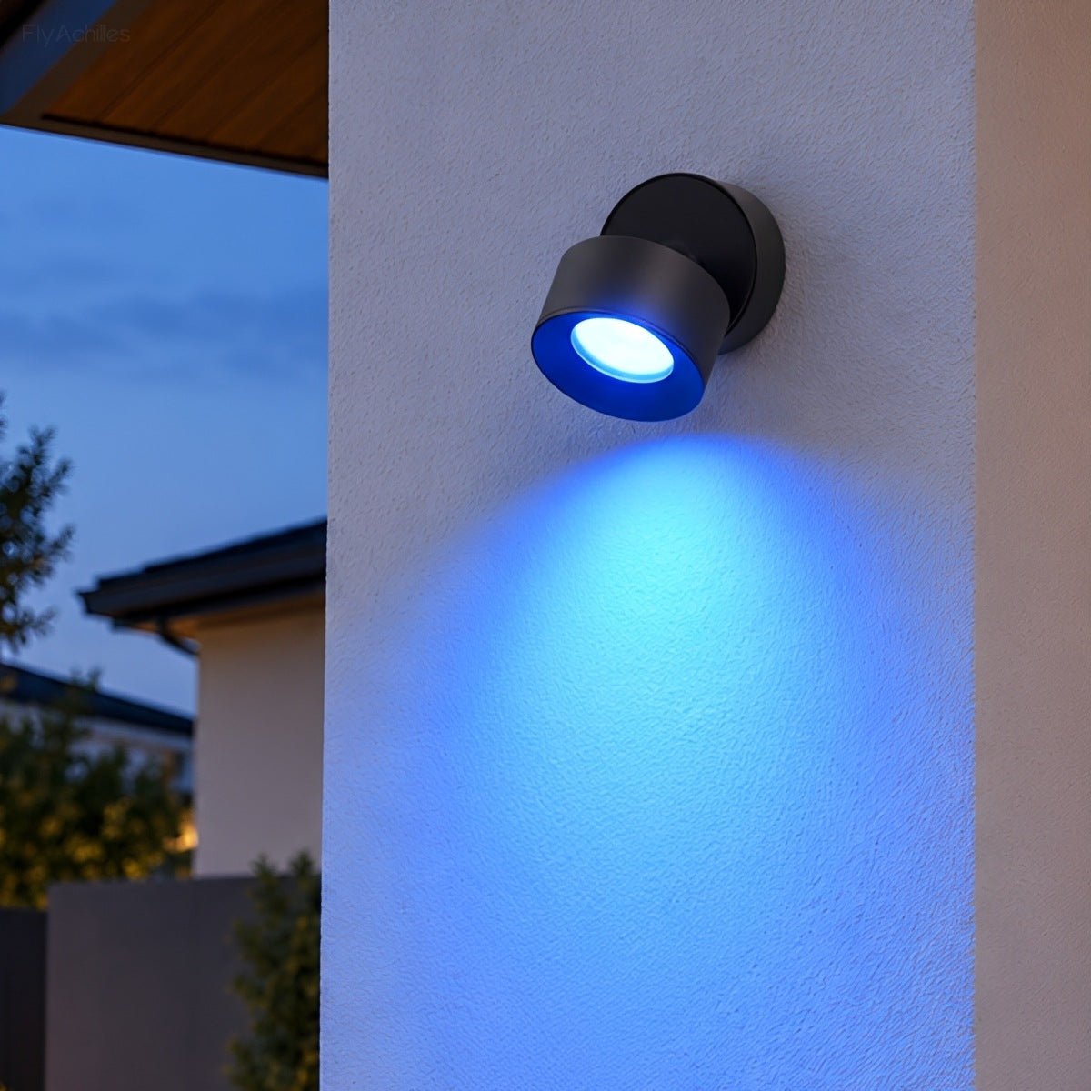 Waterproof Modern Round Adjustable Angle Outdoor Porch LED Wall Lights