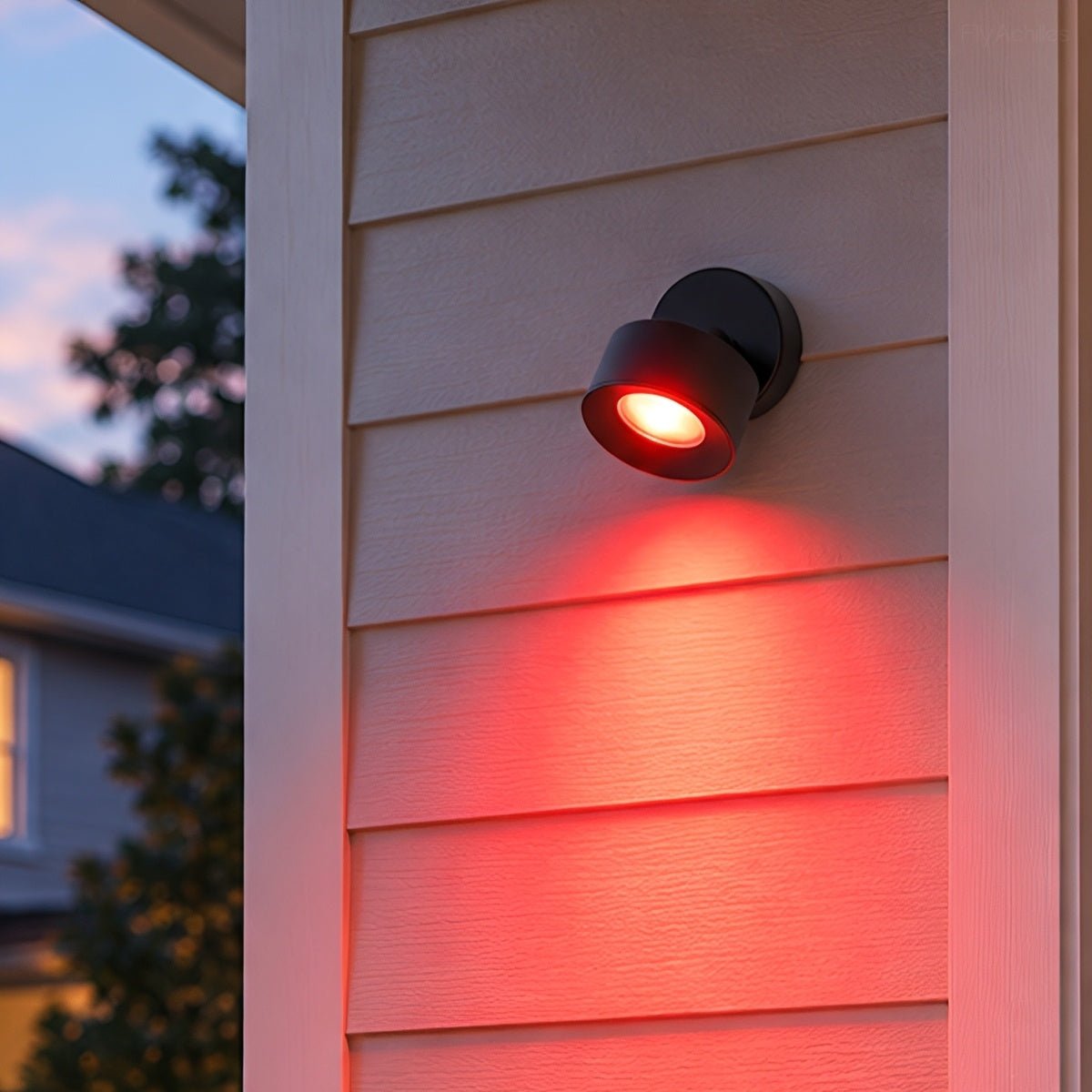 Waterproof Modern Round Adjustable Angle Outdoor Porch LED Wall Lights