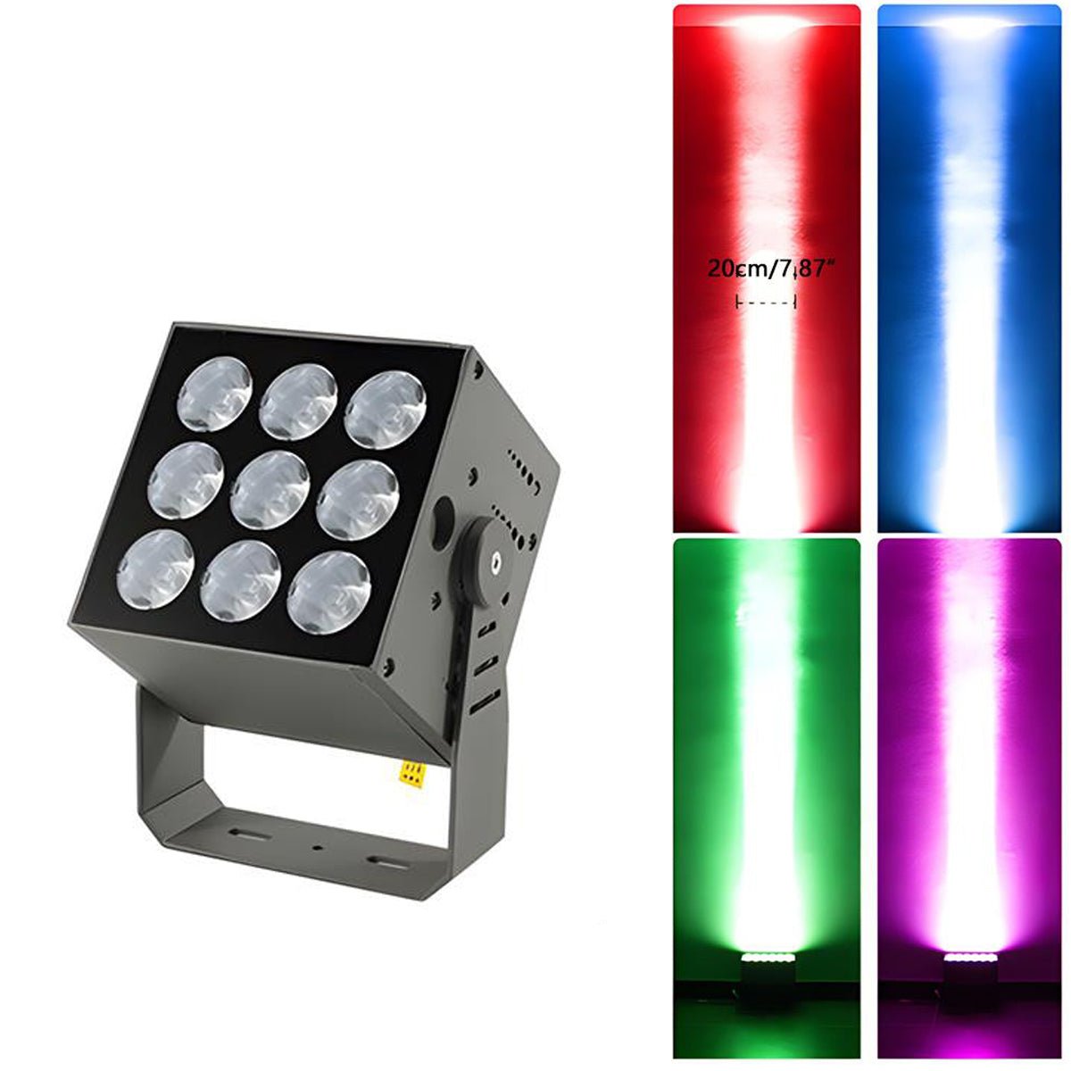 Outdoor wall washer light, die-cast aluminium