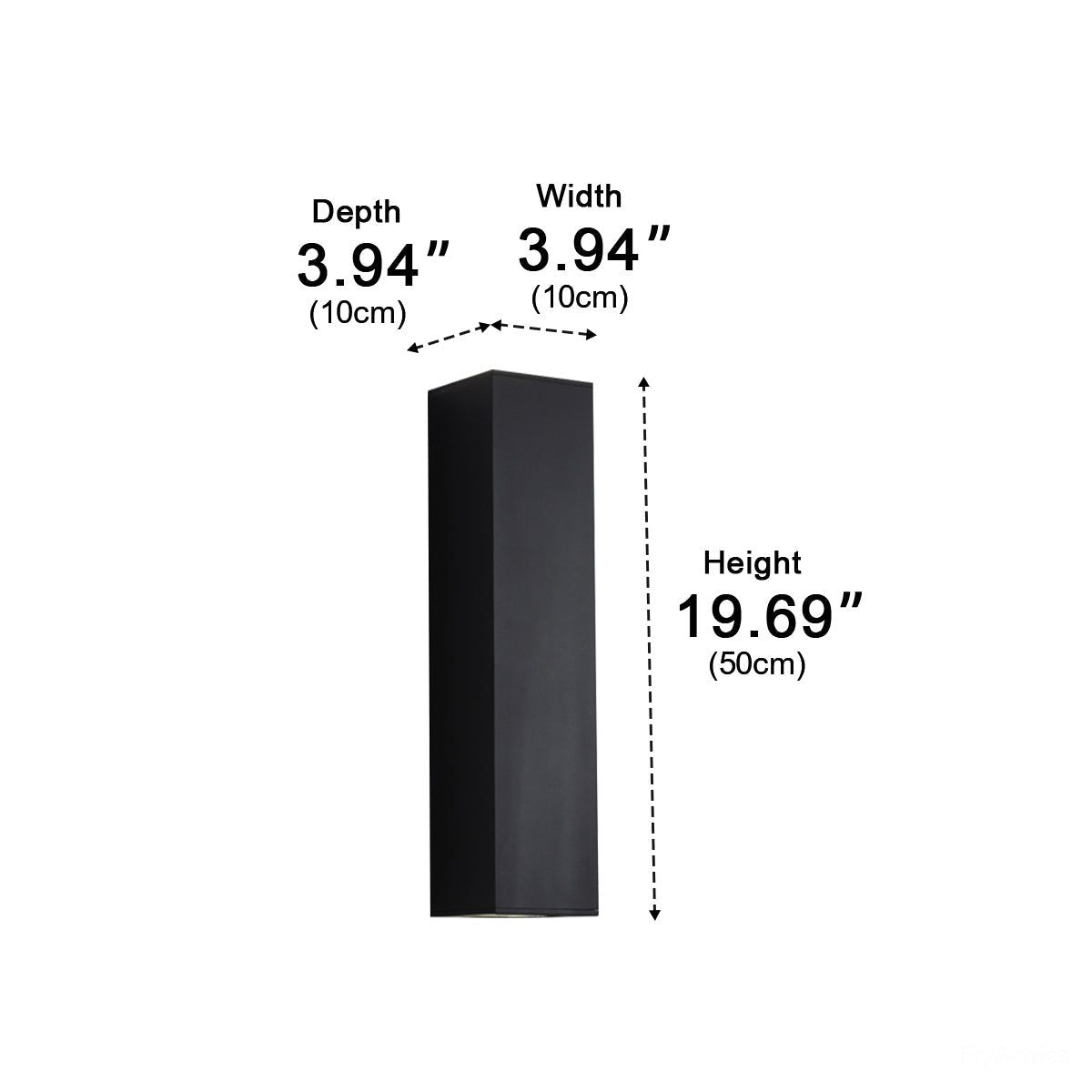 Waterproof Outdoor Rectangular Up and Down Exterior Wall Lights