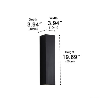 Waterproof Outdoor Rectangular Up and Down Exterior Wall Lights