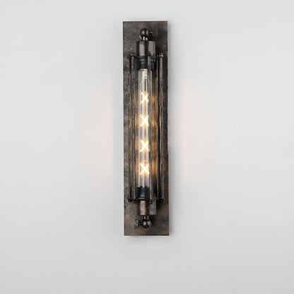 Vintage Industrial Iron Art LED Wall Sconces