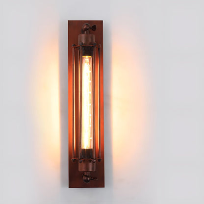 Vintage Industrial Iron Art LED Wall Sconces