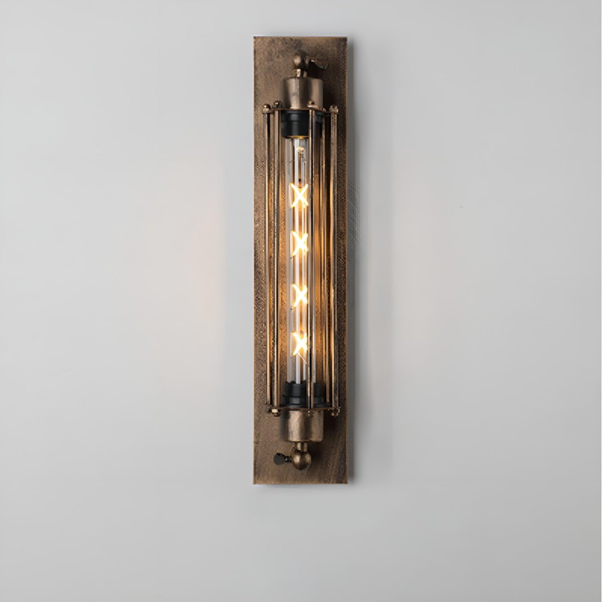 Vintage Industrial Iron Art LED Wall Sconces