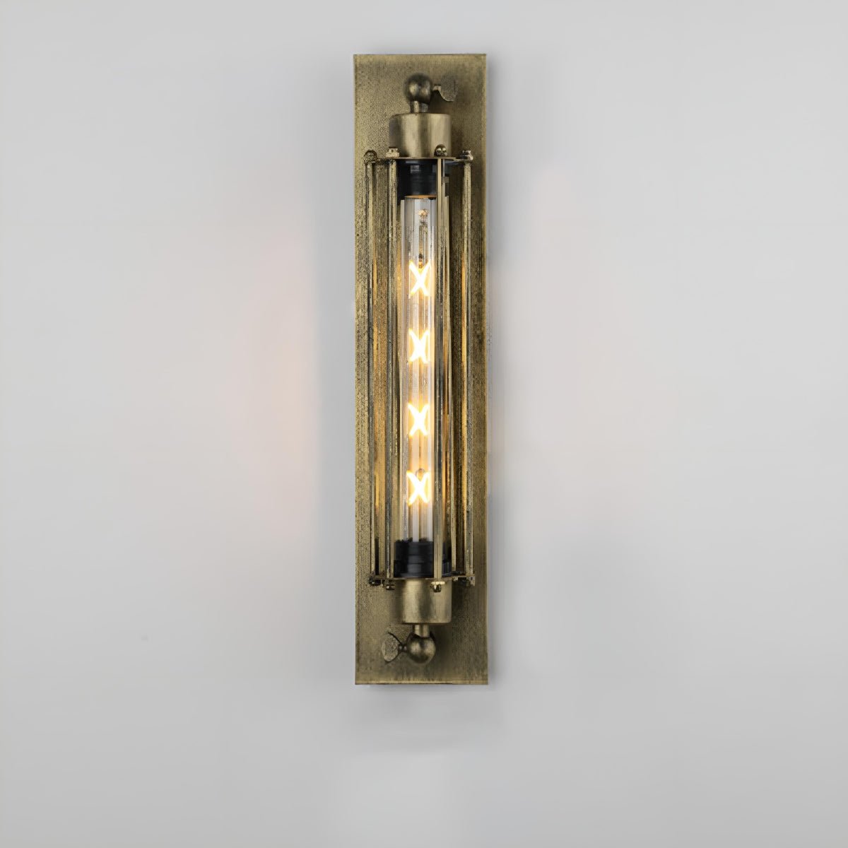 Vintage Industrial Iron Art LED Wall Sconces